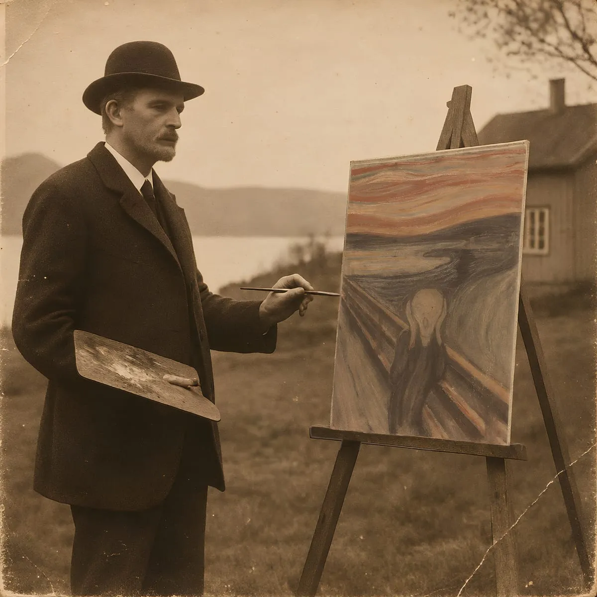 The Scream as it was, before it was brought back