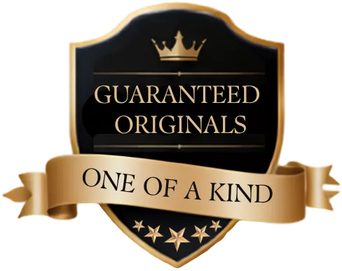 Guaranteed originals: one of a kind badge